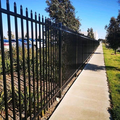 Safety Isolation Galvanized corten steel fence Non Fading Anti Aging From Vietnam