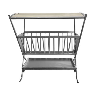 Heavy Duty Galvanized Metal Hay Feeder Designed for Easy Installation and Long Lasting in Agricultural Environments