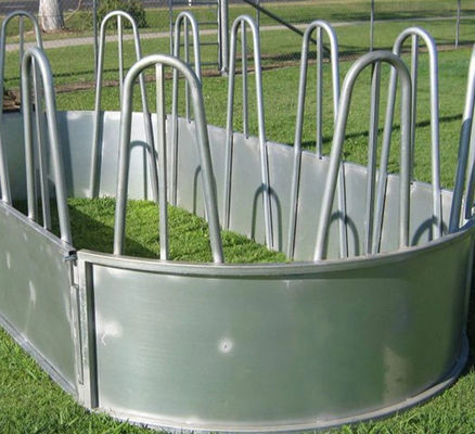 Automatic Wild Galvanized Round Feeder Animal Horse Stable Feeder Cast Iron