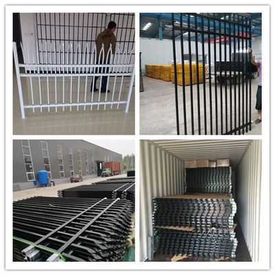 Safety Isolation Galvanized corten steel fence Non Fading Anti Aging From Vietnam