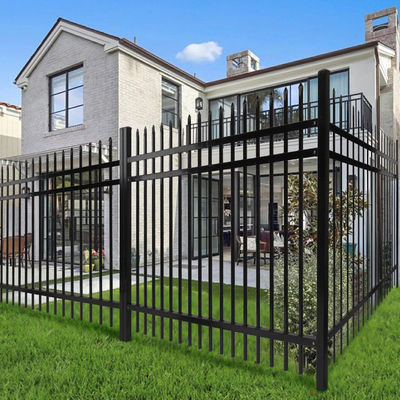 Safety Isolation Galvanized corten steel fence Non Fading Anti Aging From Vietnam