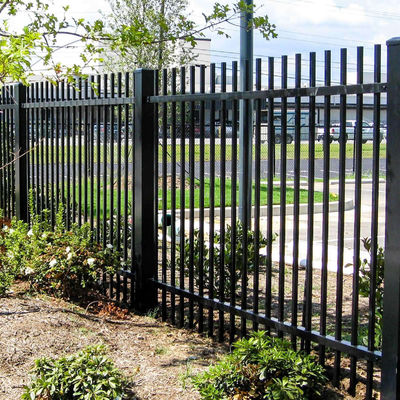 High Security Anti Rust Galvanized Outdoor post fence steel Non Welded Easy To Install