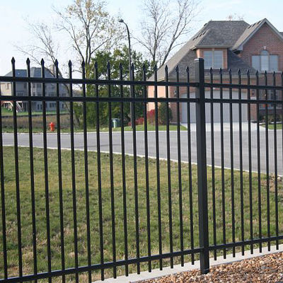 Heavy Duty Security Galvanized And Powder Coated beam steel fence posts Panels