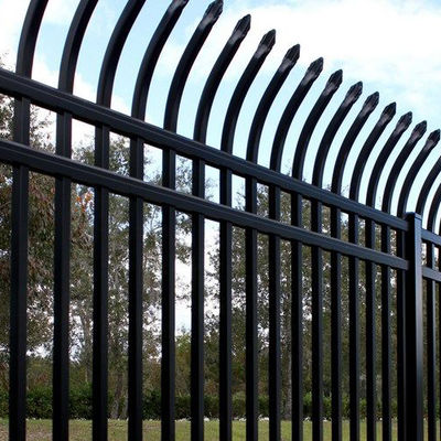 1.8x2.4m 2.1x2.4m 2.4x2.4m Steel Fence Posts Boundary Wall Anti Rust Metal Fence