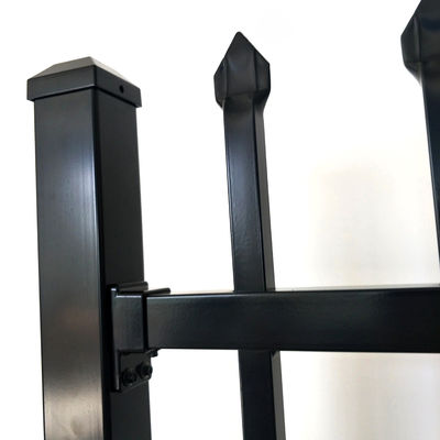 1.5-3.0mm Thickness Smooth Surface Steel Square Tube Fence Designs For Steel Fence