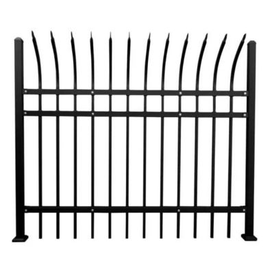 High Security Anti Rust Galvanized Outdoor post fence steel Non Welded Easy To Install