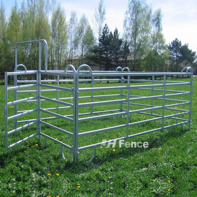Galvanized 6ft 7ft Heavy Duty Used Metal Cattle Fence Panel For Livestock  Cattle Yard 