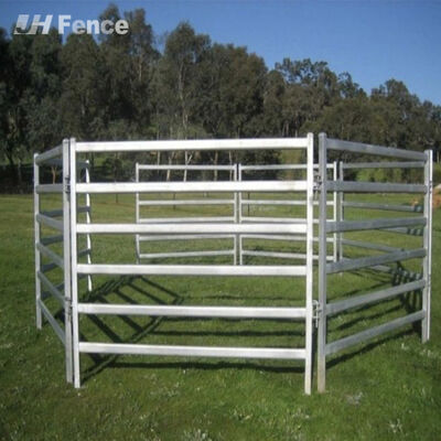 Galvanized 6ft 7ft Heavy Duty Used Metal Cattle Fence Panel For Livestock  Cattle Yard 