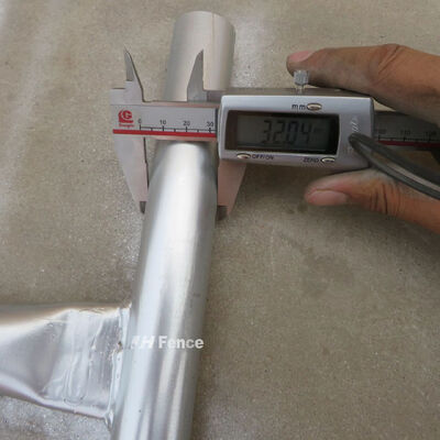 Round Heavy Duty Steel Livestock Cattle Fence Panels 6 Feet Galvanized  