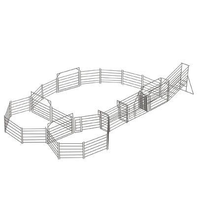 Hot Dipped Galvanized Grassland Cattle Fence Panel For Farm Animals Livestock 