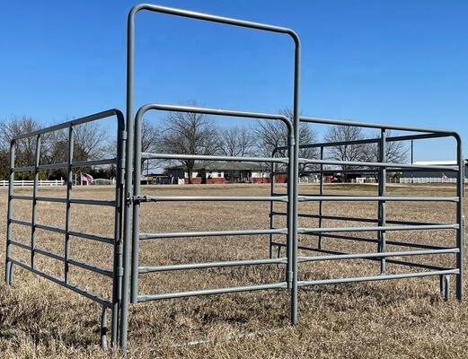 Heavy Gauge Steel Horse Panel Fence Providing Maximum Strength and Durability Ideal for Large Scale Livestock Management