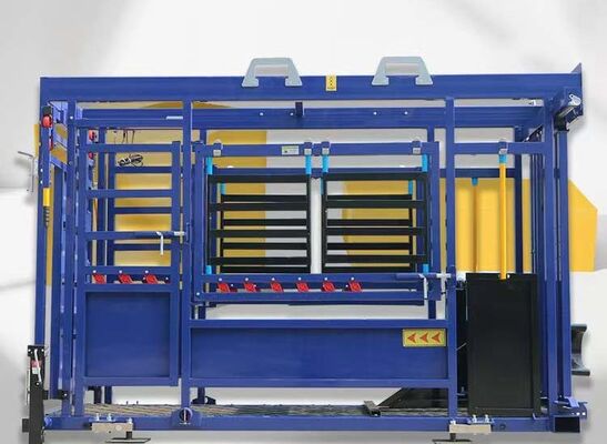 Manual Operation Steel Frame Cattle Crushing Machine Offering Adjustable Components and Secure Animal Restraint for Farm