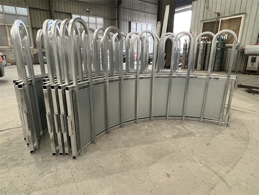 Heavy Duty Galvanized Metal Hay Feeder Designed for Easy Installation and Long Lasting in Agricultural Environments