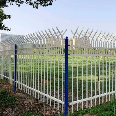 High Security Anti Rust Galvanized Outdoor post fence steel Non Welded Easy To Install